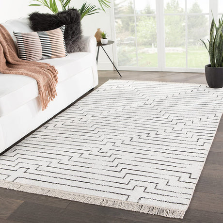 Jaipur Satellite Alloy Sat02 White Rugs.