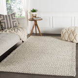 Jaipur Scandinavia Dula Alta Scd05 Gray/White Rug.