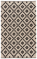 Jaipur Scandinavia Nordic Croix Scn01 Antique White / Ebony Rugs.