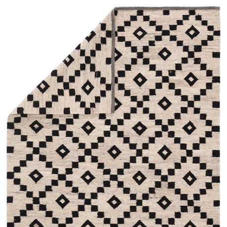 Jaipur Scandinavia Nordic Croix Scn01 Black/White Rug.