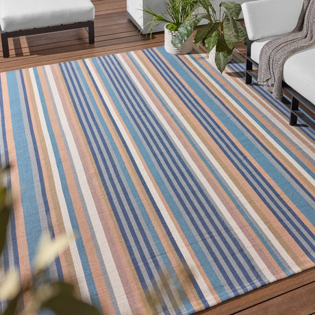 Jaipur Sergio By Label J Sergio Maz03 Blue/Cream Rug.