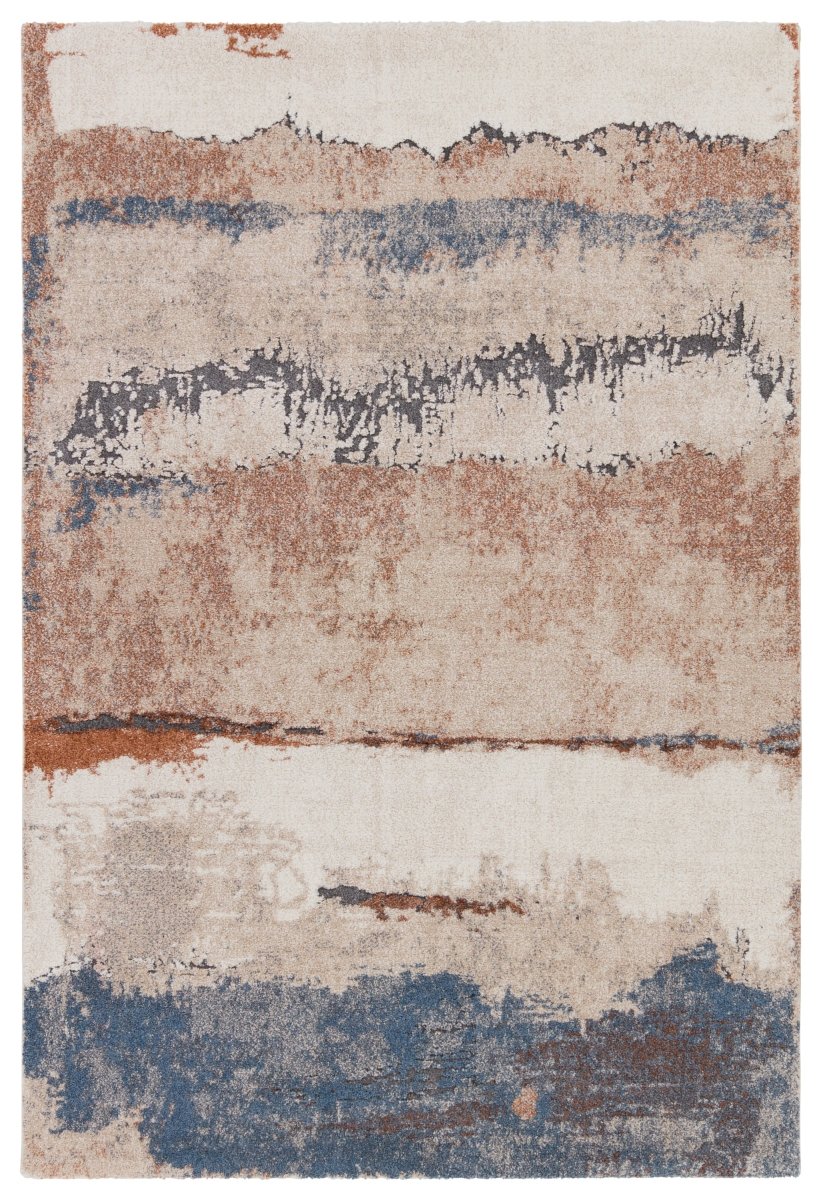 Jaipur Sobia By Label J Sobia Frr09 Tan/Blue Rug.