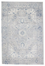 Jaipur Solace Dianella Soc02 Light Gray/Dark Blue Rugs.