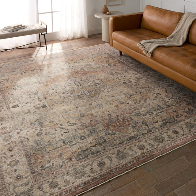 Jaipur Starling By Label J Starling Trr16 Tan/Pink Rug.