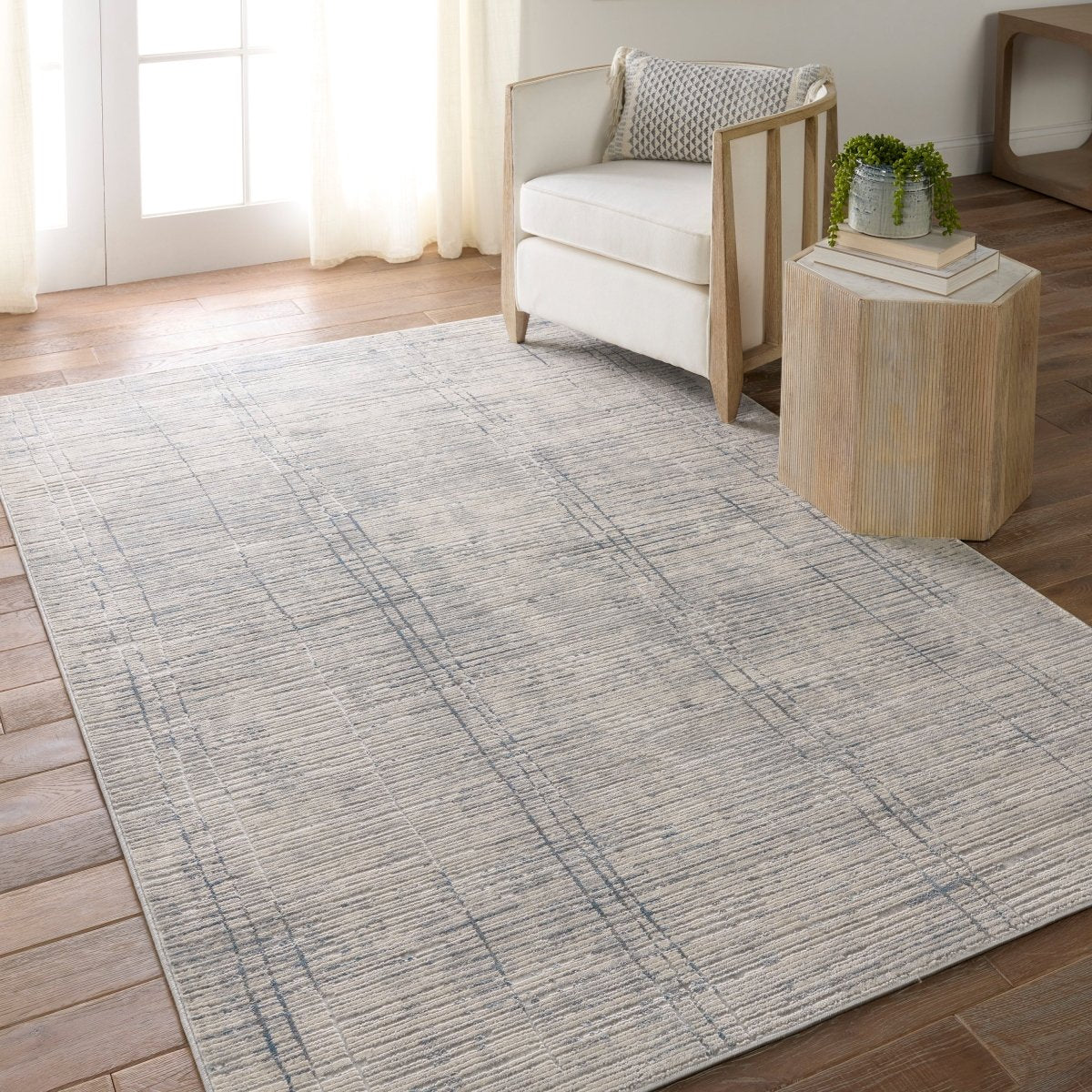 Jaipur Sundar Paolini Sud07 Cream/Blue Rug.