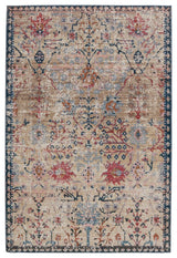Jaipur Swoon Elva Swo11 Tan/Blue Rugs.