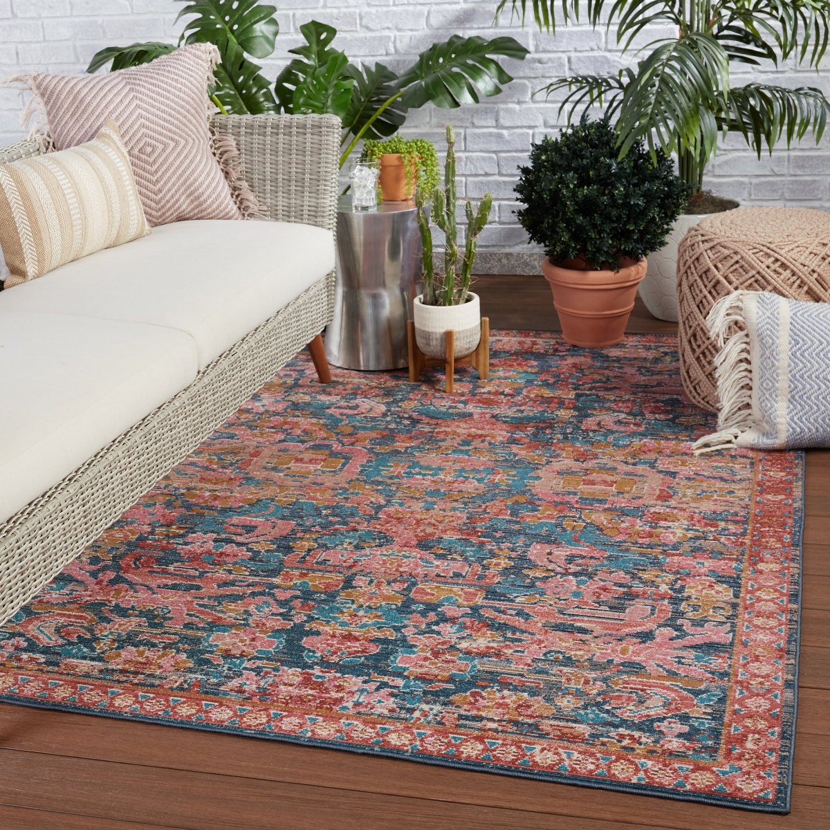 Jaipur Swoon Maven Swo05 Pink/Blue Rugs.