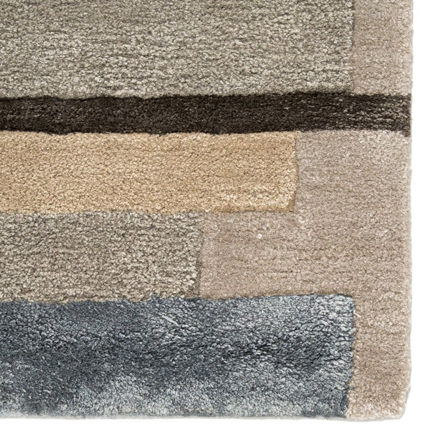 Jaipur Syntax Parallel Syn03 Gray/Pink Rugs.