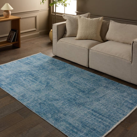 Jaipur Tiaret By Label J Tiaret Evr01 Blue Rug.