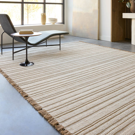 Jaipur Tienne Bandera Tie01 White/Tan/Taupe Rug.