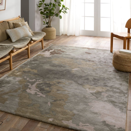 Jaipur Transcend Glacier Trd07 Green/Gray Rug.