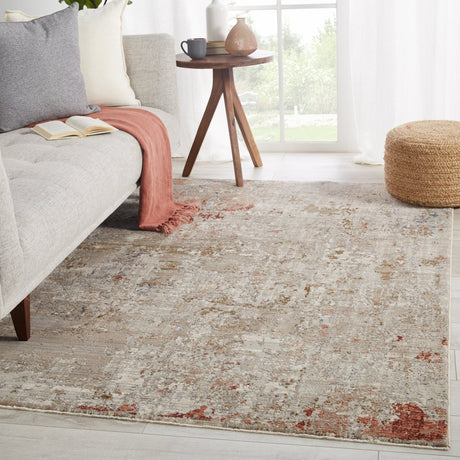 Jaipur Valentia Marzena Vln01 Tan/Rust Rugs.