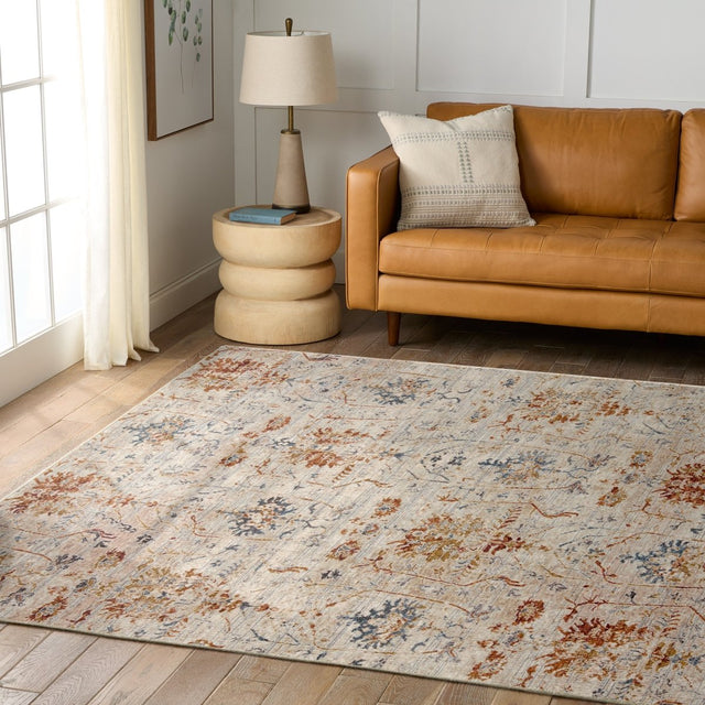 Jaipur Valentia Ozella Vln23 Taupe/Red Rug.