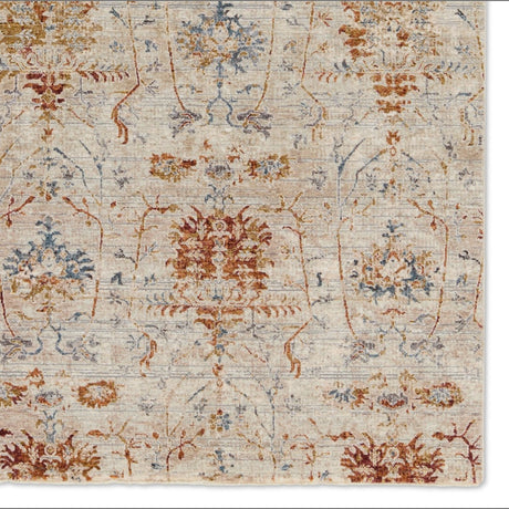 Jaipur Valentia Ozella Vln23 Taupe/Red Rug.