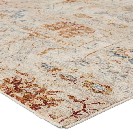 Jaipur Valentia Ozella Vln23 Taupe/Red Rug.