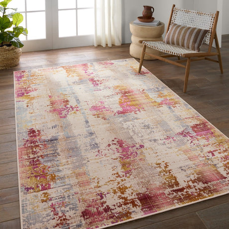 Jaipur Vidame By Label J Vidame Beq05 Multicolor/Fuchsia Rug.