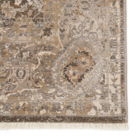 Jaipur Vienne Baptiste Vne02 Dark Taupe/Gold Rugs.