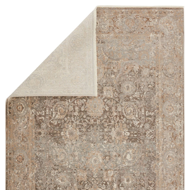 Jaipur Vienne Baptiste Vne02 Dark Taupe/Gold Rugs.