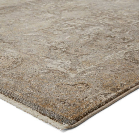 Jaipur Vienne Baptiste Vne02 Dark Taupe/Gold Rugs.