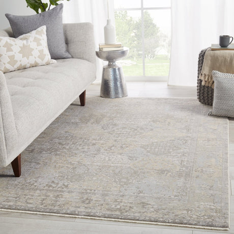 Jaipur Vienne Lourdes Vne09 Gray/Cream Rugs.