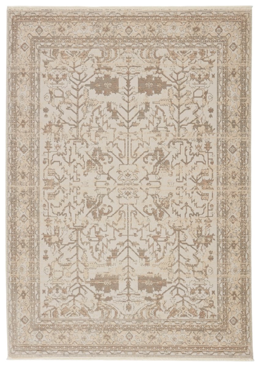 Jaipur Vienne Valentin Vne05 Cream/Light Gray Rugs.