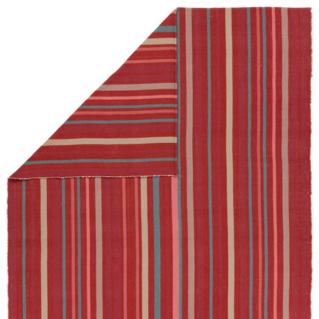 Jaipur Viviana By Label J Viviana Maz04 Red/Blue Rug.