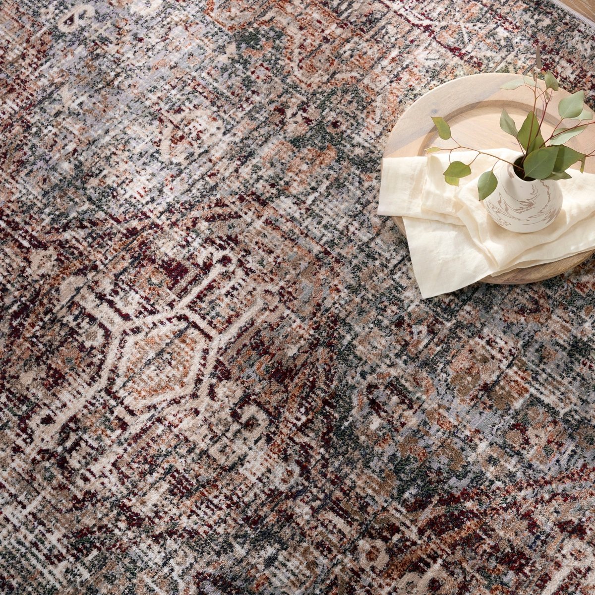 Jaipur Zakaria By Label J Zakaria Zfa16 Red/Blue Rug.