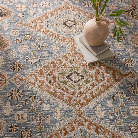 Jaipur Zascha By Label J Zascha Com17 Blue/Brown Rug.