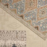 Jaipur Zascha By Label J Zascha Com17 Blue/Brown Rug.