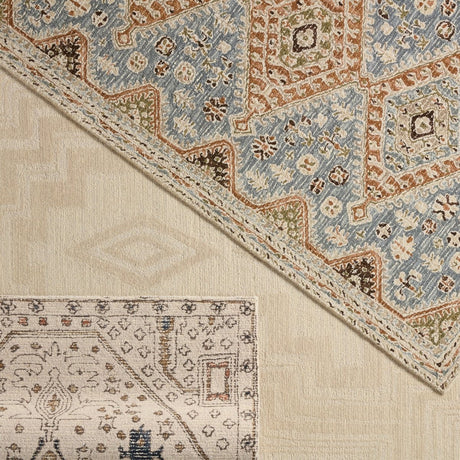 Jaipur Zascha By Label J Zascha Com17 Blue/Brown Rug.
