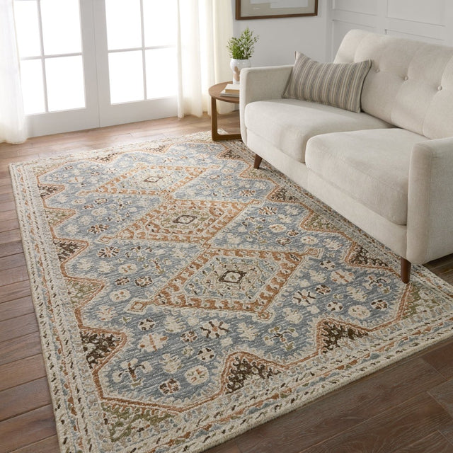Jaipur Zascha By Label J Zascha Com17 Blue/Brown Rug.