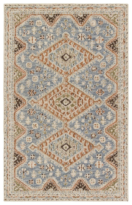 Jaipur Zascha By Label J Zascha Com17 Blue/Brown Rug.
