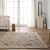 Jaipur Zascha By Label J Zascha Com17 Blue/Brown Rug.