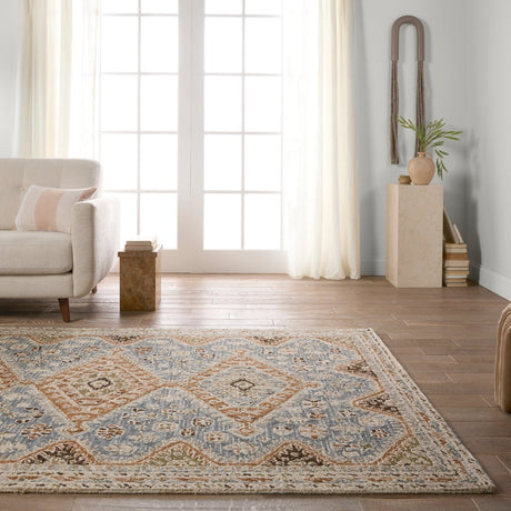 Jaipur Zascha By Label J Zascha Com17 Blue/Brown Rug.
