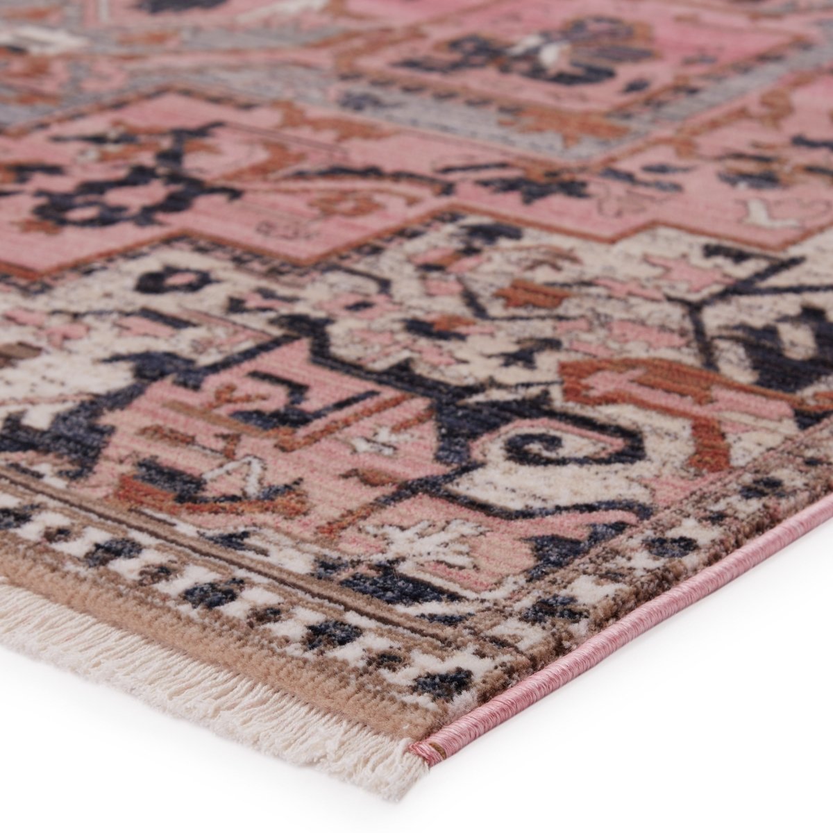 Jaipur Zefira Bellona Zfa06 Pink/Gray Rugs.