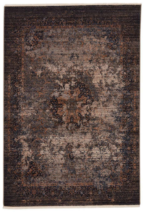 Jaipur Zefira Enyo Zfa02 Dark Blue/Gold Rugs.