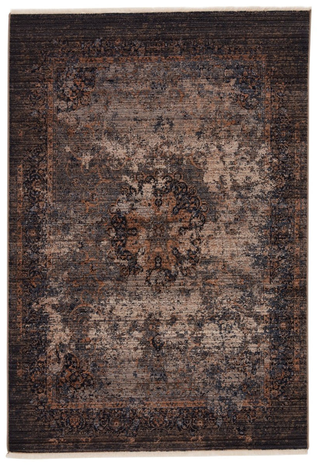 Jaipur Zefira Enyo Zfa02 Dark Blue/Gold Rugs.