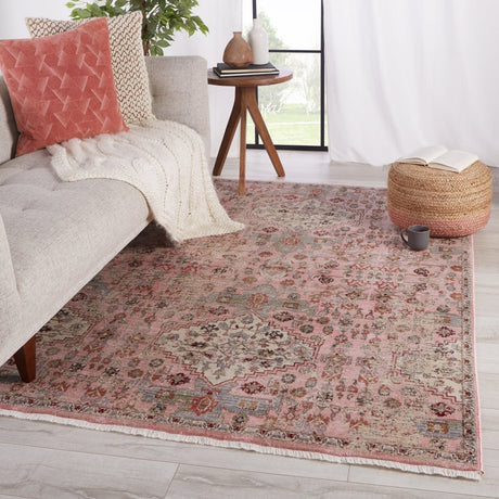 Jaipur Zefira Kerta Zfa10 Pink/Beige Rugs.