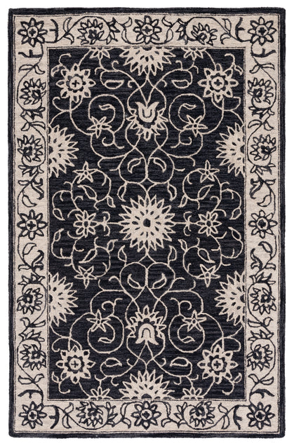 Safavieh Jardin Jar601Z Black/Ivory Area Rug