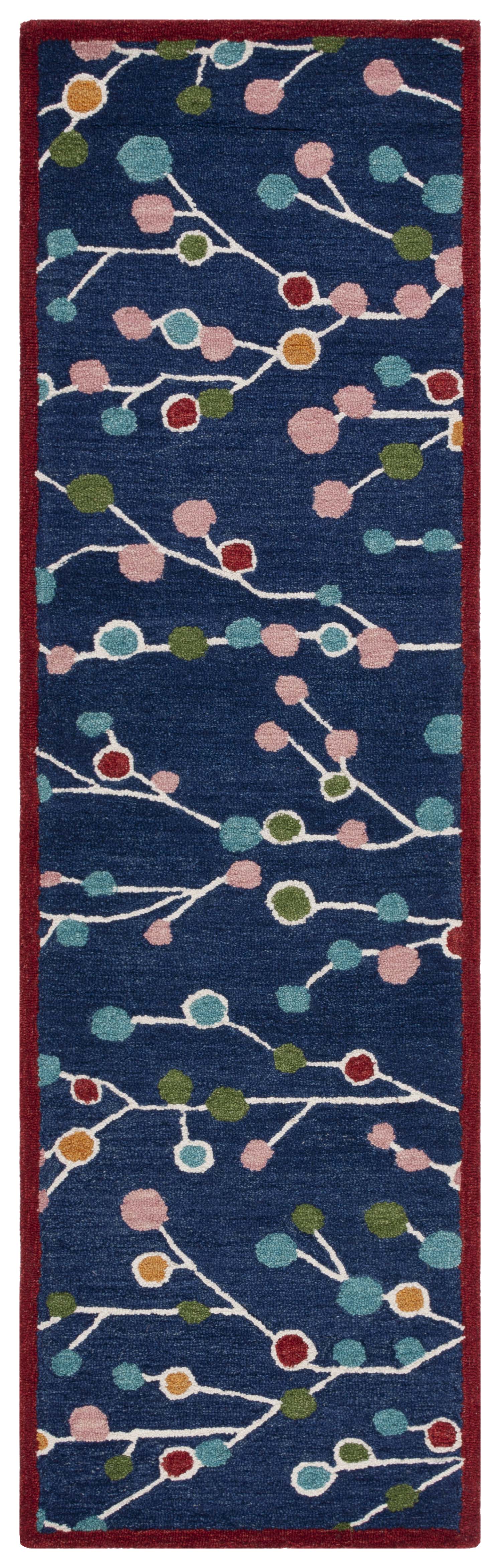 Safavieh Jardin Jar751M Blue/Pink Area Rug