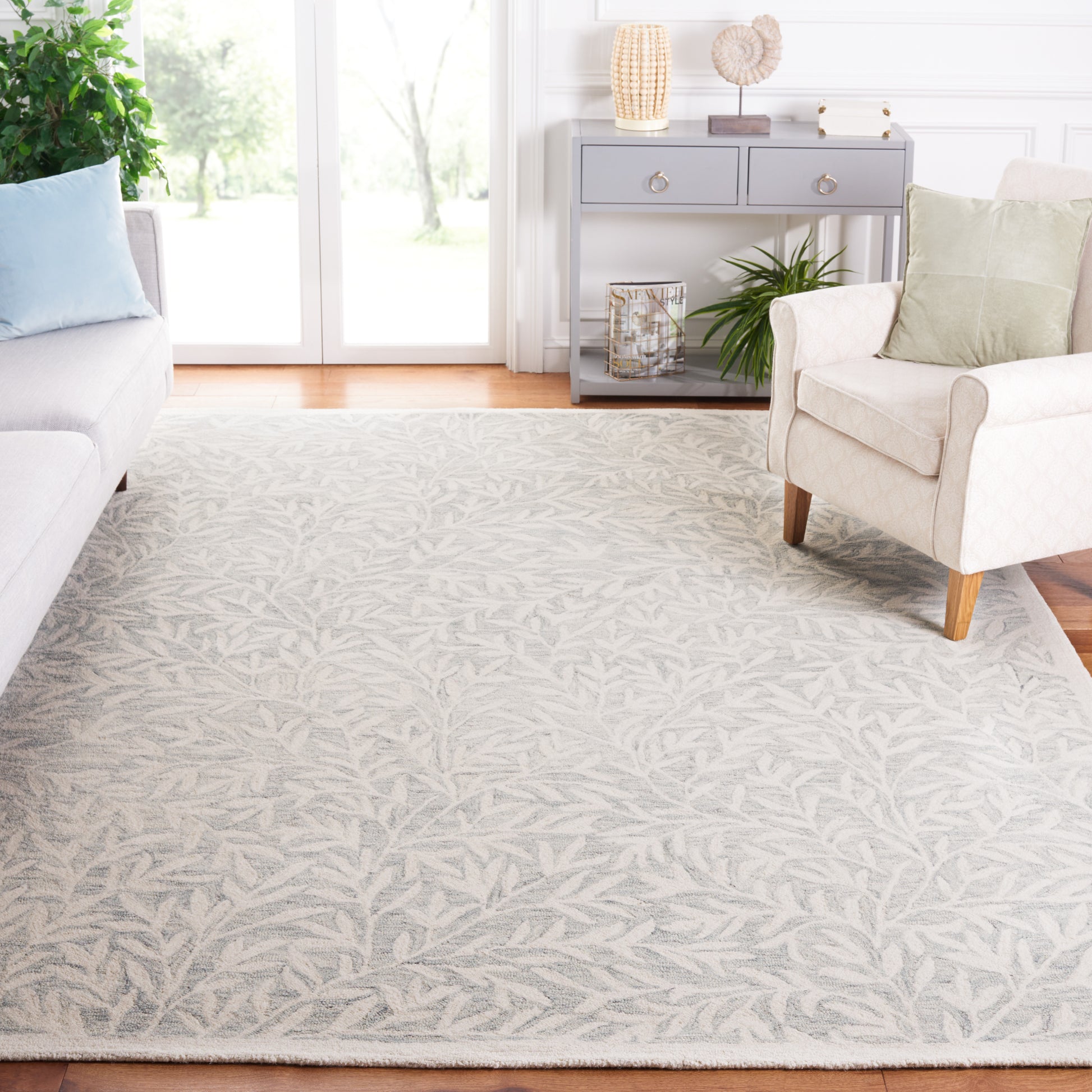 Safavieh Jardin Jar753G Light Grey/Ivory Area Rug