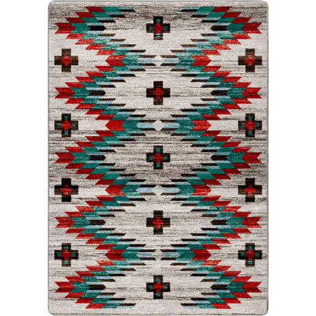 American Dakota Celebration Lively Blue Rug