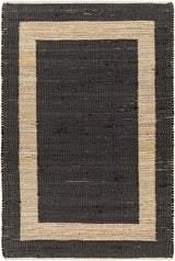 Surya Jean Jea-2302 Black, Tan Rug.