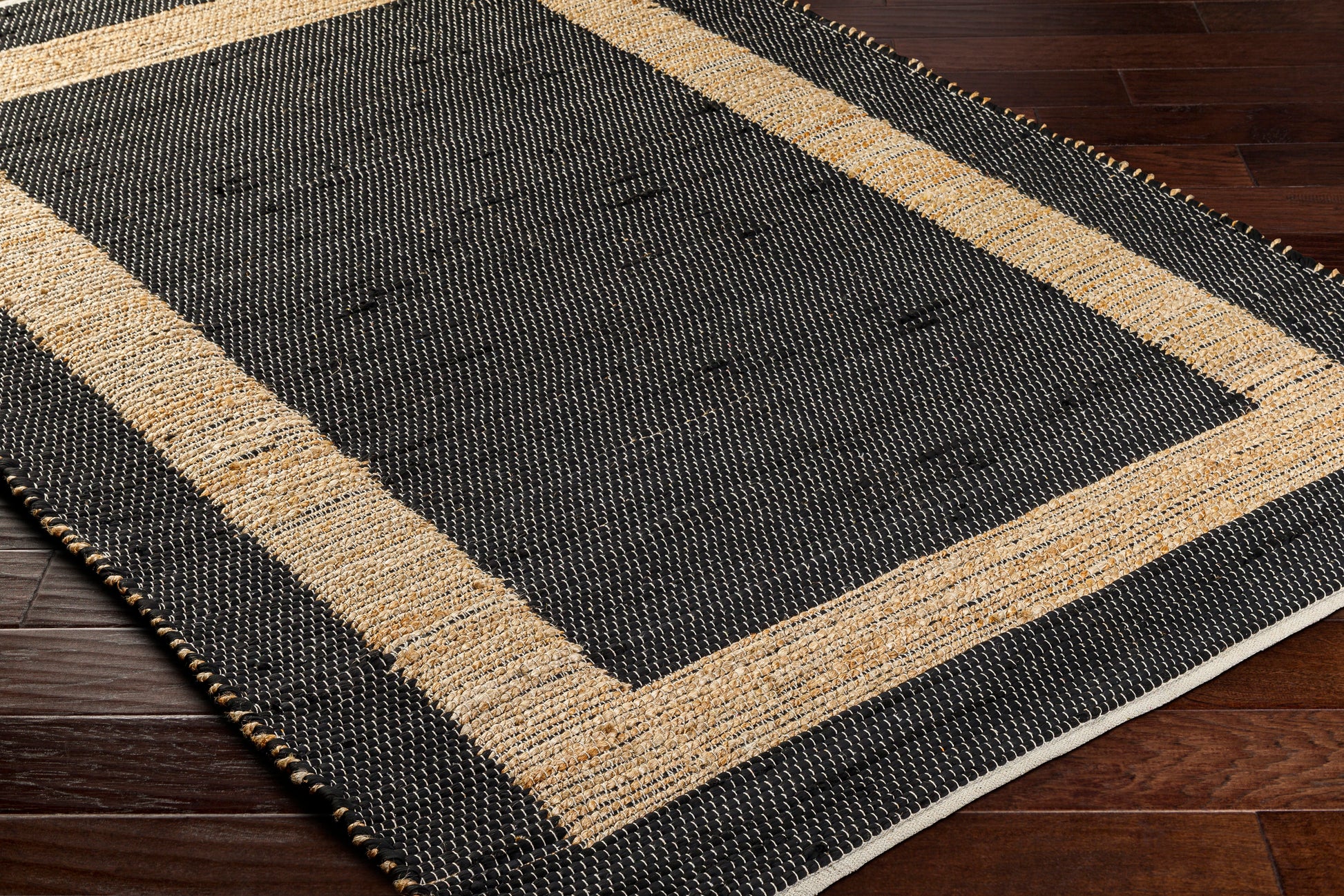 Surya Jean Jea-2302 Black, Tan Area Rug