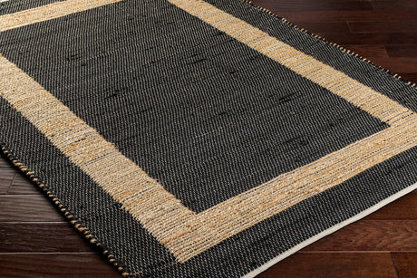 Surya Jean Jea-2302 Black, Tan Rug.