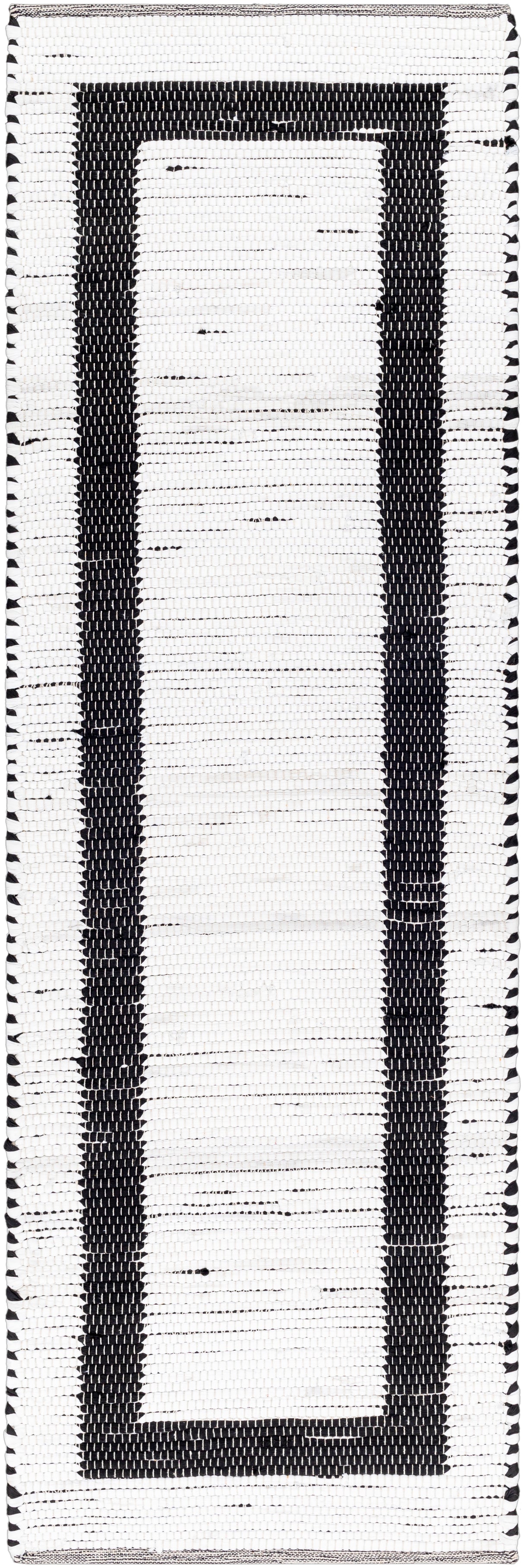 Surya Jean Jea-2303 Ivory, Black Rug.