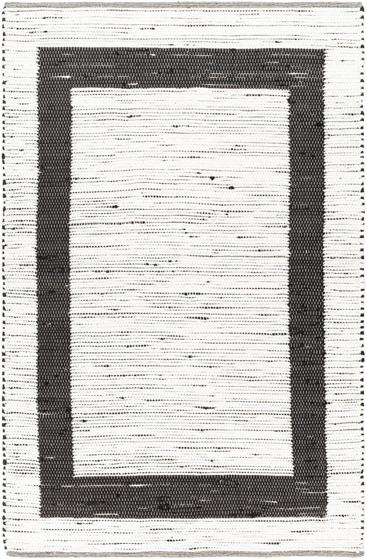 Surya Jean Jea-2303 Ivory, Black Area Rug