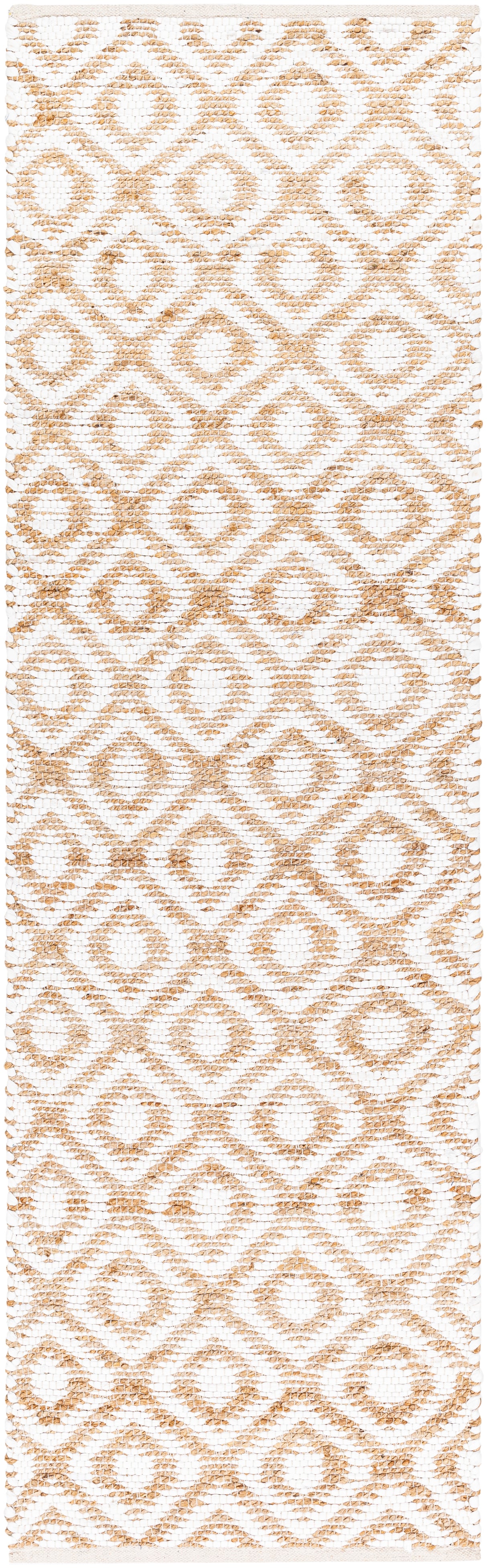 Surya Jean Jea-2305 White, Tan Rug.