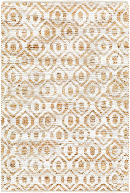 Surya Jean Jea-2305 White, Tan Area Rug