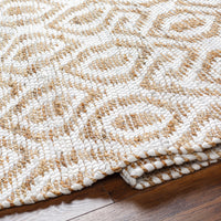 Surya Jean Jea-2305 White, Tan Area Rug